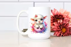 Colorful Baby Lamb in Pocket | Clipart Product Image 2