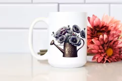 Detailed Watering Can Poppy Clipart Product Image 2