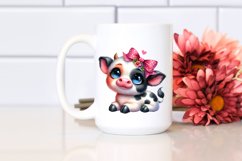 Cute Baby Cow Cub | Sublimation | Clipart Product Image 2