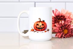 Cute Halloween Pumpkin Clipart Sublimation Product Image 2