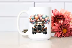 Vintage Rusty Car Watercolor PNG Product Image 2