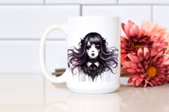 Detailed Gothic Girl PNG Product Image 2