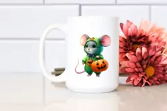 Simple Vibrant Baby Mouse Halloween Clipart Product Image 2