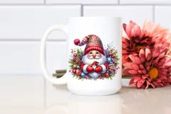Detailed Vibrant Christmas Gnome PNG Product Image 2