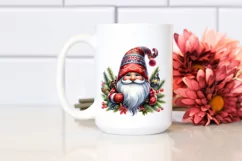 Detailed Vibrant Christmas Gnome PNG Product Image 2