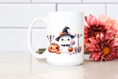 Cute Trick or Treat Watercolor PNG Product Image 2