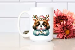Saint Bernard in Winter, Transparent PNG Product Image 2