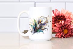 Watercolor Calla Lily -Like Clipart Product Image 2