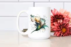 Watercolor Calla Lily -Like Clipart Product Image 2