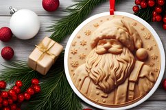 3D Santa Melting Winter PNG Product Image 2