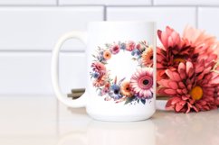 Washed Watercolor Gerbera Glossy Petals | Clipart Product Image 2