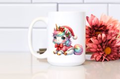 Cute Baby Unicorn | Christmas Clipart Product Image 2