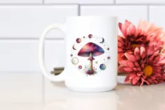 Mystical Mushroom | Celestial | Magic Mushrooms PNG |Tarot Product Image 3