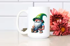 Digital Painting Gnome Green Hat | Sublimation | Clipart Product Image 2
