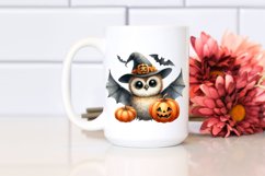 Funny Watercolor Halloween Bat | Sublimation | Clipart Product Image 2