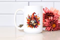 Detailed Vibrant Autumn Gnome, PNG Product Image 2