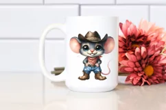 Baby Mouse Big Eyes Hat Bandana | Sublimation | Clipart Product Image 2