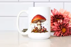 Detailed Pastel Mushroom PNG Product Image 2