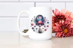Mystical Mushroom | Celestial | Magic Mushrooms PNG |Tarot Product Image 2