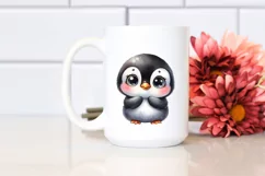 Baby Penguin Standing Up Human Like | Sublimation | Clipart Product Image 2
