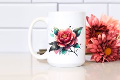 Glossy Camellia Clipart Product Image 2