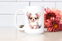 Watercolor Cute Pastel Chihuahua Product Image 2