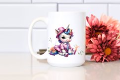 Baby Unicorn in Lindy Hop Dancer&#039;s Attire PNG Product Image 2
