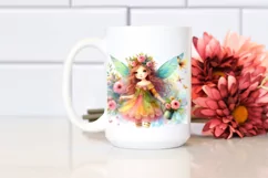 Colorful Cute Fairy Watercolor Product Image 2
