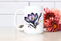 Detailed Shiny Crocus Made of Shiny Material | Sublimation | Product Image 2