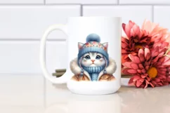 Cute Baby Cat with Big Eyes PNG Product Image 2