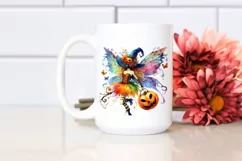 Vibrant Drawing Fairy Halloween | Clipart Product Image 2