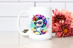 Dancing Baby Unicorn, Goofy and Expressive PNG Product Image 2