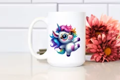 Dancing Baby Unicorn, Goofy and Expressive PNG Product Image 2