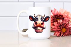Crazy Funny Cow Portrait Product Image 2