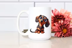 Funny Dachshund with Big Eyes | Clipart Product Image 2