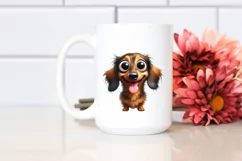 Funny Dachshund with Big Eyes | Clipart Product Image 2