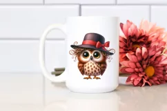 Funny Owl Hat Big Eyes Haircut | Sublimation | Clipart Product Image 2