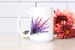 Abstract Watercolor Lavender Clipart Product Image 2