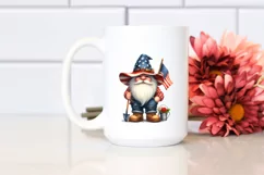 Detailed Patriotic Farmer Gnome | Clipart Product Image 2