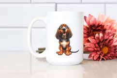 Funny Bloodhound with Big Eyes | Clipart Product Image 2