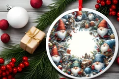 Watercolor Gnome Christmas PNG Product Image 2