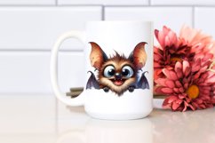 Small Funny Bat Watercolor Clipart Product Image 2
