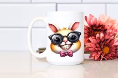 Funny Rabbit Chick in Sunglasses Clipart Product Image 2