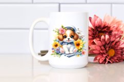 Small Sitting Puppy Sailor Clipart Product Image 2