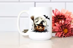 Watercolor Halloween Broomstick, Transparent PNG Product Image 2
