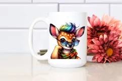 Goofy Baby Deer Posing PNG Product Image 2