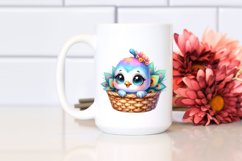 Colorful Baby Peacock in Poket | Clipart Product Image 2