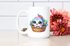 Colorful Baby Peacock in Poket | Clipart Product Image 2