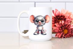 Expressive Baby Mouse, Confused Clipart Product Image 2