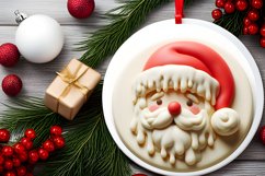 3D Santa Melting Winter PNG Product Image 2